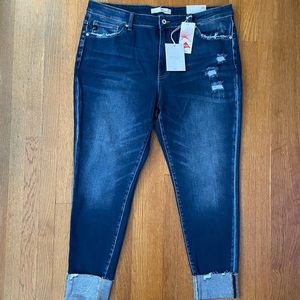 NWT Kancan high rise skinny ankle jeans